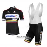 2014 Maillot Ciclismo La colombie Noir Manches Courtes et Cuissard